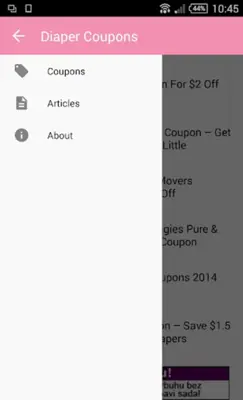 Diaper Coupons android App screenshot 2